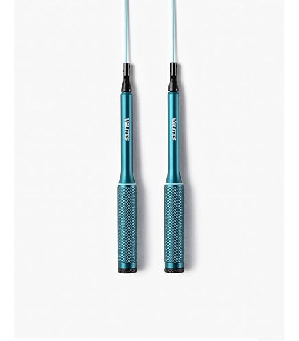 Corde à Sauter Professionnelle En Aluminium - Roulements, Câble 4 Mm, Application D'entraînement Incluse