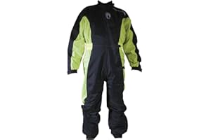 Richa Typhoon Combinaison imperméable pour moto Noir/jaune 5XL