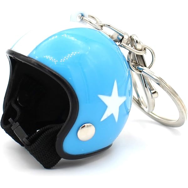HOPCNF Portachiavi per casco da moto, 4 pezzi