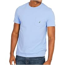 Solid Crew Neck Short-Sleeve Pocket 