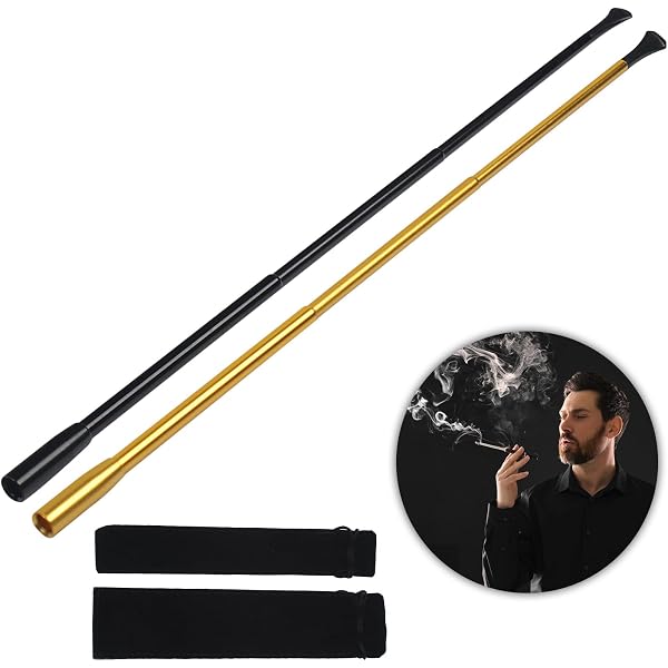 Widmann Zigarettenspitze, 34 Cm, Schwarz – 20er Jahre Style Für Mottopartys & Kostüme
