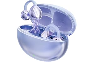 CATGIFF Cuffie Bluetooth 5.4, Ultraleggero 4.3g Wireless Auricolari Sport, Design Aperto, Stereo HiFi On Ear, Abiertos con Control Táctil Fácil, IP6, 65H di Autonomia, per Ciclismo/Fitness