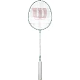 Wilson Reaction 70 Badminton Raketi, G3 (4), Gri/Beyaz