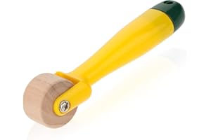 MOZEAT LENS Rullo per cuciture per trapuntatura, 2,3 cm, rullo per cuciture per trapuntatura e cucito, con manico facile da impugnare, per stampa, inchiostro, decorazione della casa