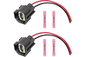 Konuooer 2X Cable de Freno de Mano eléctrico para Freno de estacionamiento, Adaptador de arnés para Freno de Mano para Grand Scenic 3 2009-2016