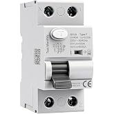 Differential Circuit Breaker 40A 30mA F Type Differential Switch 40A 30mA 6kA RCCB 2 Pole AC230V Residual Current Circuit Bre