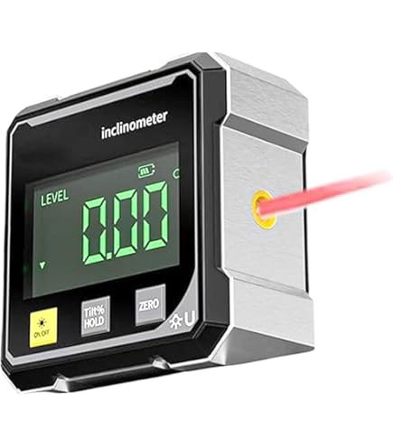 Neoteck 4 * 90° Digital Tilt Meter Digital Angle Protractor with