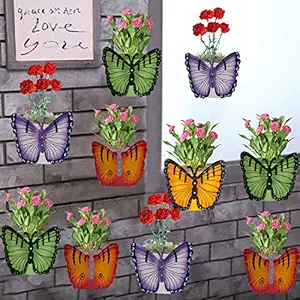 House Of Sensation Planter-Single Pot, Butterfly, Planters Railing, Planter Stands, planters Hanging, Wall planters, Tabletop (Pack of 4)