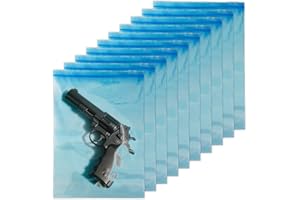 CHOYTONG VCI prevenzione della ruggine Zip Close Bags - arma da fuoco Rust-proof Protection Pack, Metal Storage Organizer per proiettile, gioielli, hardware, 13.7 "x17.7", 4mil, 10 Pz (13.7"x17.7")