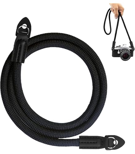 Coton RéGlable En Cuir Vintage En Cuir Sangle Pour Appareil Photo à BandoulièRe Pour Ceintures