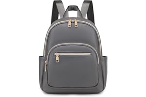 JIANLINST Rucksack n Klein PU Leder Cityrucksack Mini Rucksacktasche Wasserdicht Tagesrucksack Frauen Kleiner Tasche Daypack