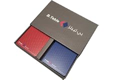 Playing Cards B Table Blue and Red