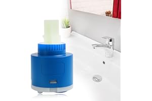 EDDRFY Cartucho Grifo 35mm de Cerámica para Alta Presión, Cartucho Mezclador Universal para Cocina, Lavabo y Ducha, Repuesto Duradero para Cartucho Cerámico