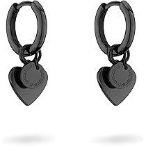 Liebeskind Berlin Boucles doreilles LJ 1597 E 21 IP Noir, 1,8 cm, Acier