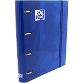 Oxford 4 Ring Binder A4+ with Refill and Rubber, Extra Hard Cover
