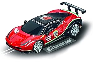 Carrera GO!!! Ferrari 488 GT3 AF Corse nr 488 I tory wyścigowe i licencjonowane autokary | dla 2 graczy | dla chłopców i dziewcząt od 6 lat i dorosłych