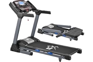 ArtSport Tapis de Course Pliable Speedrunner 6000 – 22 km/h, 99 programmes, 22 Niveaux d'inclinaison, écran LCD 7 Pouces, jusqu'à 150 kg, Surface de Course : 133 x 50 cm