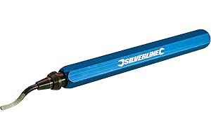 Silverline Narzędzie do Gratowania, Niebieski, 145 mm