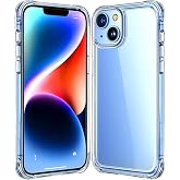 KZY İletişim Apple iPhone 14 Plus ile Uyumlu Kapak Kamera B&ouml;l&uuml;m&uuml; A&ccedil;ık Airbag Antishock K&ouml;şe Korumalı Şeffaf Silikon Kılıf