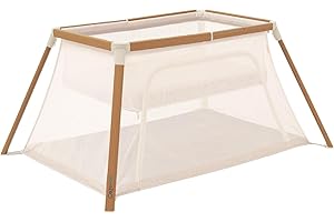 Tutti Bambini CoZee Go 3-in-1 Bassinet, Playpen & Travel Cot with Mattress Included - Lightweight & Breathable Baby Cot & Baby Playpen, Foldable Play Pen Babies and Toddlers (Birth to 3 Years)