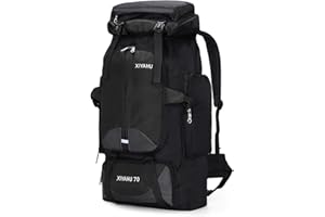 CINGHI LUSSO Hiking Backpack 70L Rucksack for Men Women Large Backpack for Travelling Camping Waterproof Backpack Lightweight Outdoor Bags Travel Back Pack