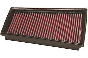 K&N 33-2849 Filtre à Air du Moteur: Haute Performance, Premium, Lavable, Filtre de Remplacement, Plus de Pouvoir, 2002-2019 (Citan, Citaro, Kangoo, SAMSUNG SM3, Megane, Scenic, Fluence)