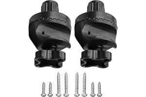 AUGREX Outdoor Porch Patio Swings Plastic Fittings to Attach Canopy Frame to Swing Frame, 2 Pack