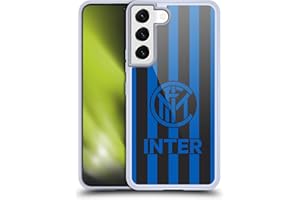 Head Case Designs Licenza Ufficiale Inter Milan Strisce 2 Grafici Custodia Cover in Morbido Gel Compatibile con Samsung Galaxy S22 5G