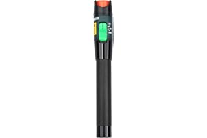 Felenny Visual Fault, Fiber Optic Cable Tester 30KM Red Light Cable Test Pen with 2. 5 mm Universal Connector FC Male to LC Female Adapter for CATV Telecommunications
