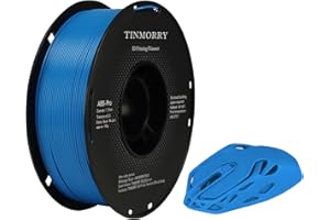 TINMORRY ABS Filament 1.75mm, ABS (Pro) 3D Drucker Filament 1KG, gute Hitzebeständigkeit, stark & haltbar, Maßgenauigkeit ±0.03mm, perfekte Kompatibilität mit Bambu Lab X1C FDM 3D Drucker,blau