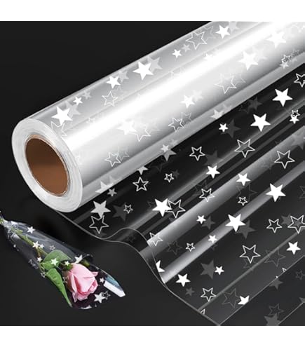 Rouleau D'Emballage En Cellophane Transparent Pour Paniers, Cadeaux De Noël, Nourriture, Cadeaux