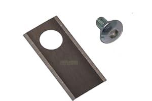 perfektGarten 30 cuchillas de 3,9 cm compatibles con Honda Miimo HRM 300 310 500 520 3000 – acero HQ