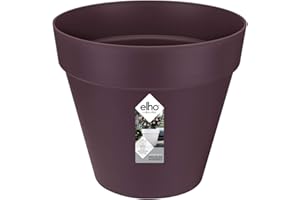 elho Loft Urban Round 25 - Macetero - Mulberry Purple - Exterior - Ø 24.5 x A 22.2 cm