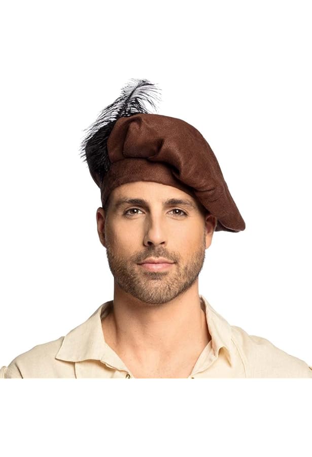 Leonardo Carbone® Handgeweven overhemd Ingolf, middeleeuwse kleding, middeleeuws hemd heren, LARP-kleding, festivaloutfit, carnavalskostuum heren, vrijetijdshemden lange mouwen - 100% katoen, naturel