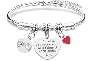 ZKIUOA Bracelet Connecté Couple Bracelet Couple Distance Idee Cadeau Couple Personnalisé Cadeau Mariage Couple Cadeau Pour Couple Cadeau Couple Personnalisé Cadeau Mariage Original Cadeau Anniversaire Couple