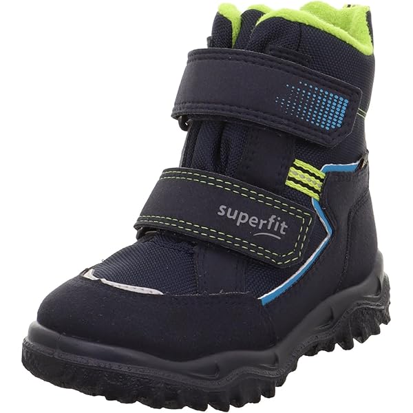 Superfit Cosmo Sneaker voor jongens, Groen 7010, 7 UK Wide