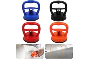 Baxcdyswe 4 Piezas Ventosas para Coche, Mini Ventosa para Abolladuras, Extra-Fuertes Extractor de Succión de Vacío para Golpes, Pantalla de Teléfonos Móviles u Otras Superficies Lisas y Planas