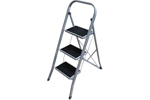 Arcama TH03 - Escalerilla (acero, 30 x 20 cm, 3 peldaños, EN14183)