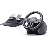 PXN PC Racing Wheel, V900 GEN2 Universal Usb Car Sim 270/900 Degree Race Steering Wheel with Pedals for PC, PS3, PS4, Xbox On