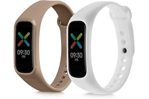 kwmobile 2 x paski do zegarka, kompatybilne z Oppo Band, sportowy pasek do monitorowania aktywności w kolorze czarnym, ciemnoniebieskim