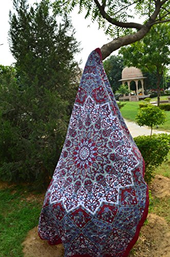 UrbanCharm Wandbehang, indisches Mandala-Motiv - 4