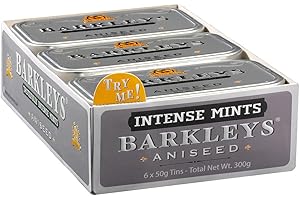 Barkleys Classic Mints – Aniseed, 6 tins, 6er Pack (6 x 50g)