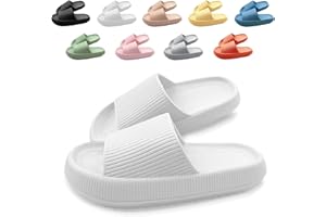 Neteson Cozislides Original Slippers Women's Non-Slip Slippers Men Soft Bath Slippers Cloudyzz Slippers Summer Bath Slippers Rubber Mules