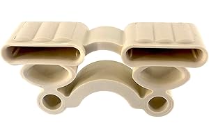 CORTASSA Kit 4 Supporti ammortizzati porta doghe da 38mm a 2 posti mod. SEBS