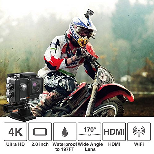 ThiEYE i60e Actioncam 4k HD Action Cam Wasserdichte Helmkamera Actionkamera WIFI Sport Action Kamera 170° Weitwinkel 2 Zoll - 2