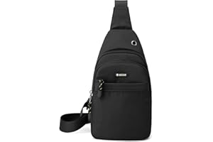 zhongningyifeng Torba na ramię dla mężczyzn i kobiet, mała torba na ramię na klatkę piersiową, nylonowa, wodoodporna, lekka, mini, crossbody, plecak na piesze wędrówki, kemping, sporty na świeżym