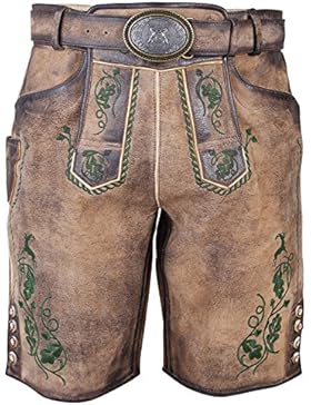 Krüger Lederhose Wildhüter, Art.-Nr. 92646-705, Herren Lederhosen Tracht