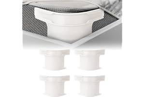 Pipihome Bed Sheet Holder With Lock Strips, 4 Pieces Bed Sheet Clips, Removable Fitted Sheet Corner Holders, Heavy Duty Bed Sheet Fasteners Non-Slip For Mattress Protectors, Blankets, Bedding