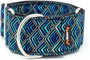 candyPet Martingale Dog Collar, Triangle, Cotton, Special Width: Width 5 cm (30-45cm Neck)