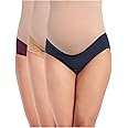 THE MAMA KLUB Pack of 3 Maternity Panties, Low Waist, Cotton, v Shape, Super Comfortable, Pregnancy